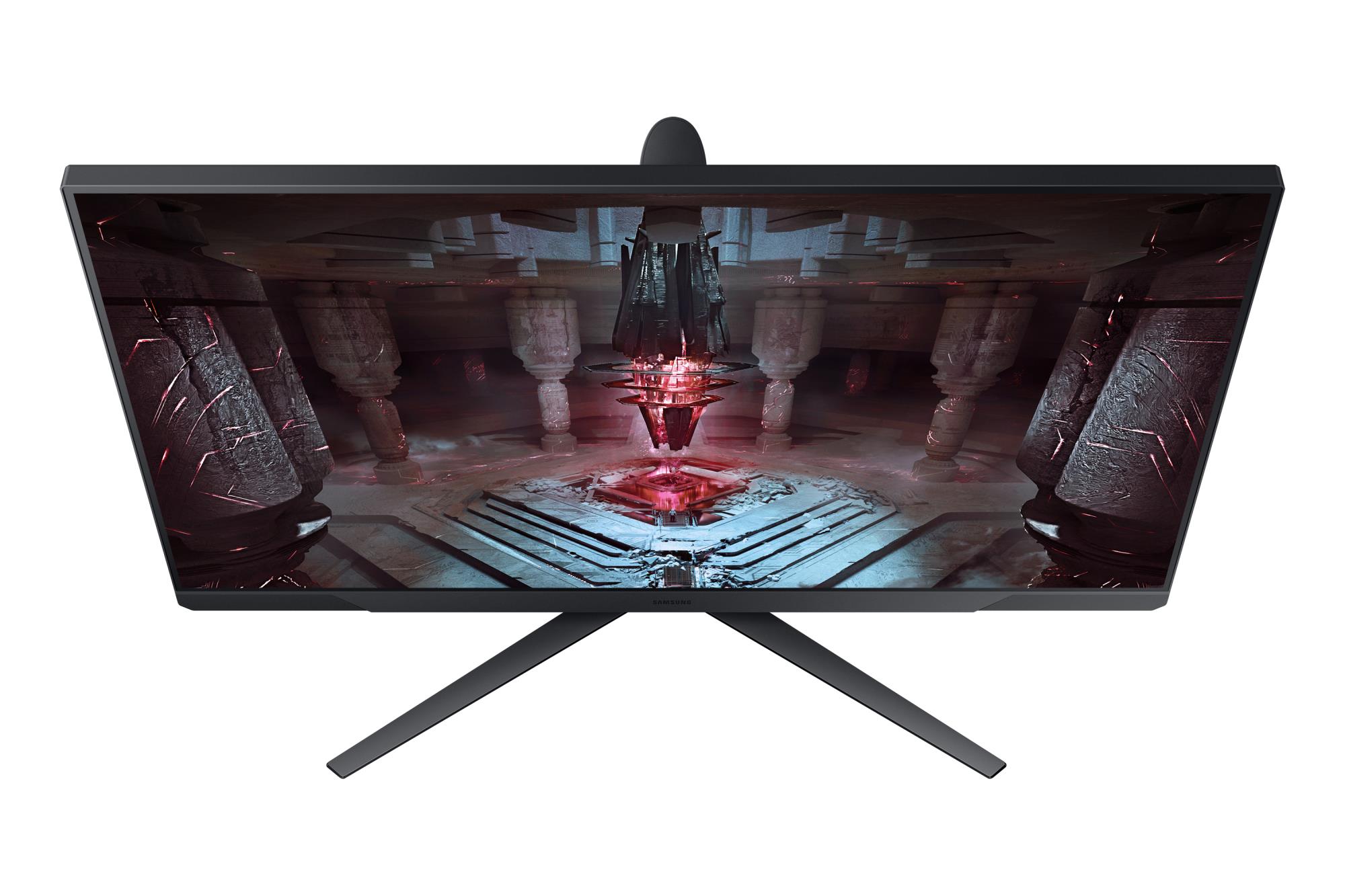 bcc419df-c3fa-443f-8ae8-cf1bfecd086b Monitorius Samsung Odyssey G5 G51C, šoninis vaizdas su HDMI prievadais