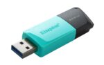 USB atmintinė Kingston DataTraveler Exodia, juoda-mėlyna, šoninis vaizdas