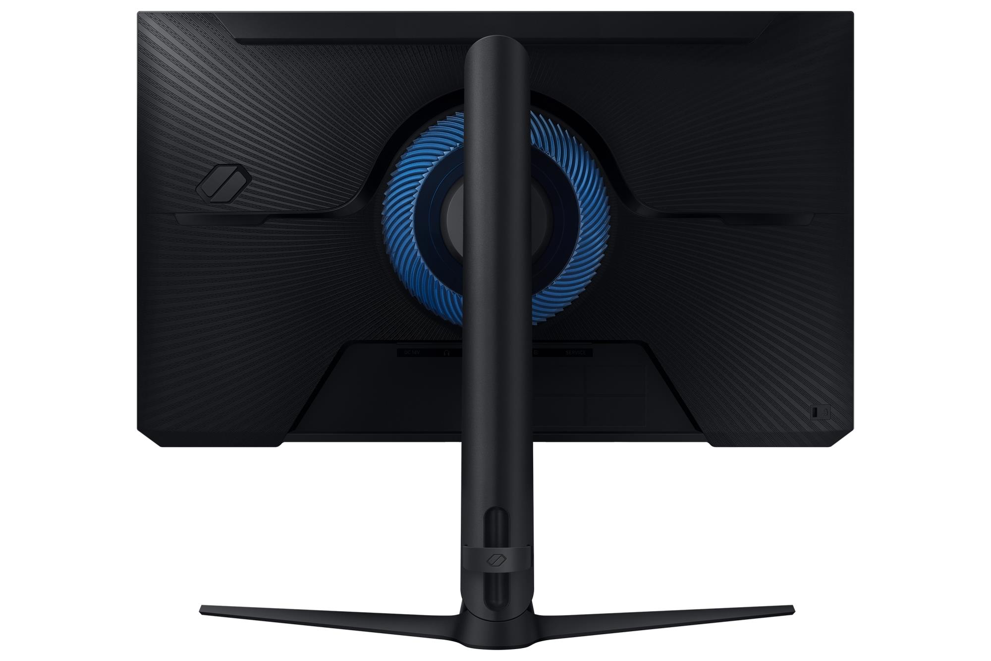 be46d939-8877-4fc7-8610-8afe0a758c6e Monitorius Samsung LS24DG302EUXEN, šoninis vaizdas, matomas HDMI prievadas