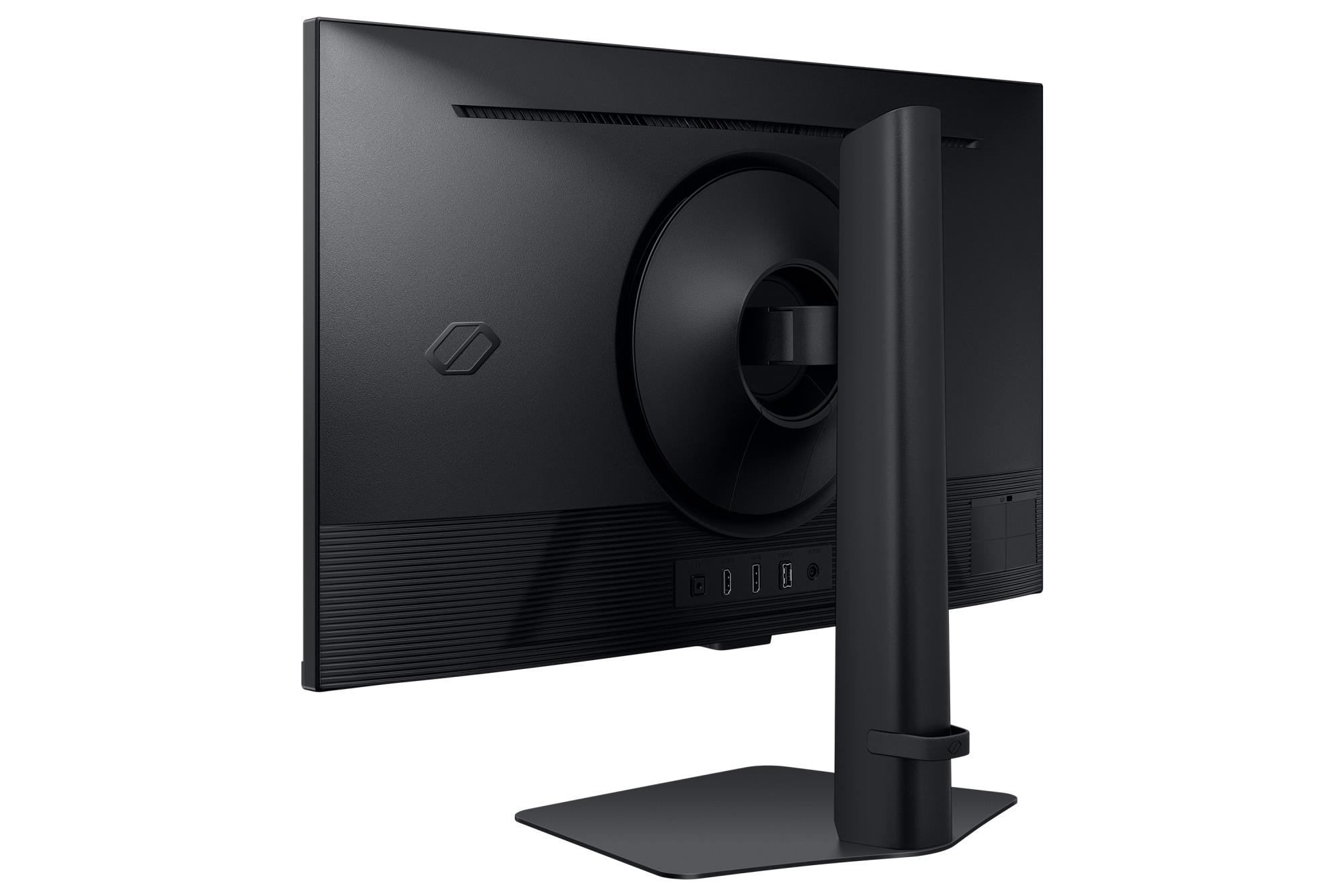 bfa7fc3a-da09-47ab-a17a-3e01a3aee827 Monitorius Samsung LS27DG500EUXEN, šoninis vaizdas su VESA tvirtinimu
