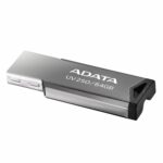 USB atmintinė ADATA UV250, šoninis vaizdas su lanyard skylute