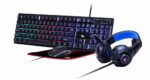 Gembird 4-in-1 žaidimų rinkinys "Ghost" su RGB apšvietimu