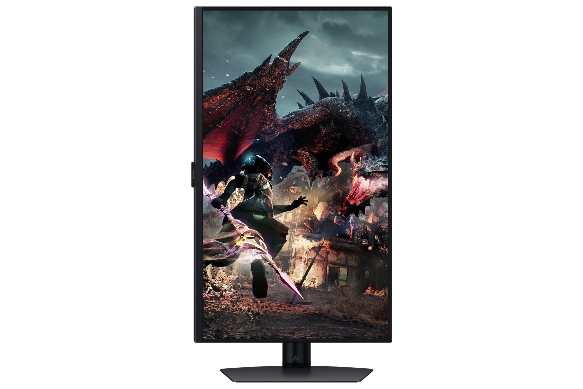 c4250b7d-f239-477e-822a-5b2d7ea41402 Monitorius Samsung LS27DG500EUXEN, šoninis vaizdas su VESA tvirtinimu