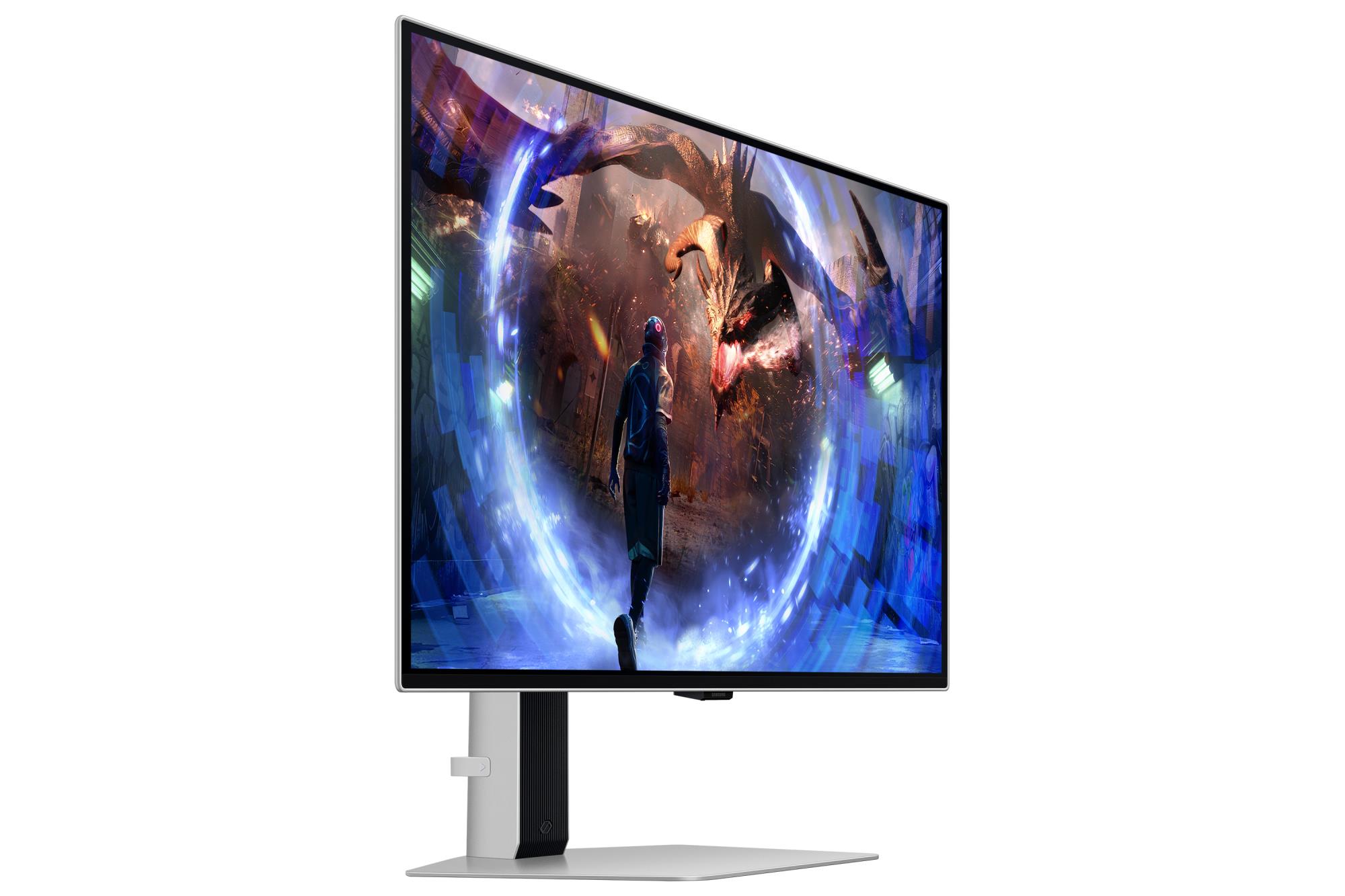 c8618df7-5409-4376-b0aa-78fce7e83d2c Monitorius Samsung LS27DG602SUXEN, šoninis vaizdas su HDMI prievadų išdėstymu
