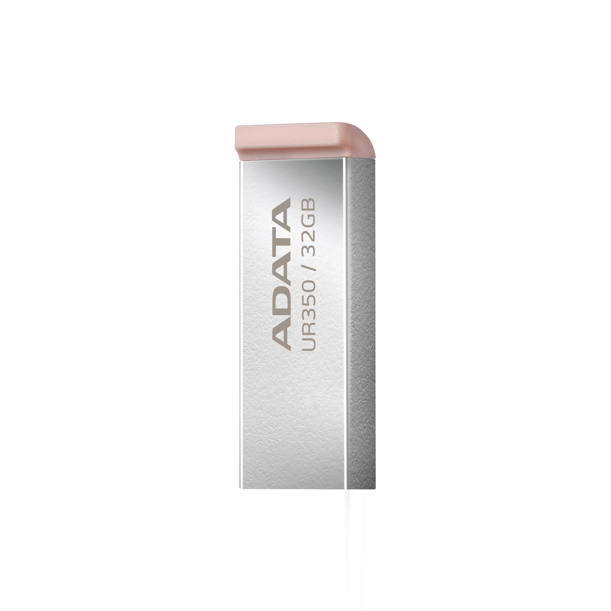 c94faef5-9d5d-4c1a-92cc-028b7c4b1677 USB atmintinė ADATA UR350, 32 GB, šoninis vaizdas