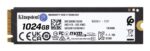Kingston KC3000 SSD M.2 2280 su PCIe 4.0 NVMe sąsaja, šoninis vaizdas