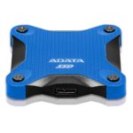 Išorinis SSD ADATA SD620, matomas iš šono su USB 3.2 Gen 2 jungtimi