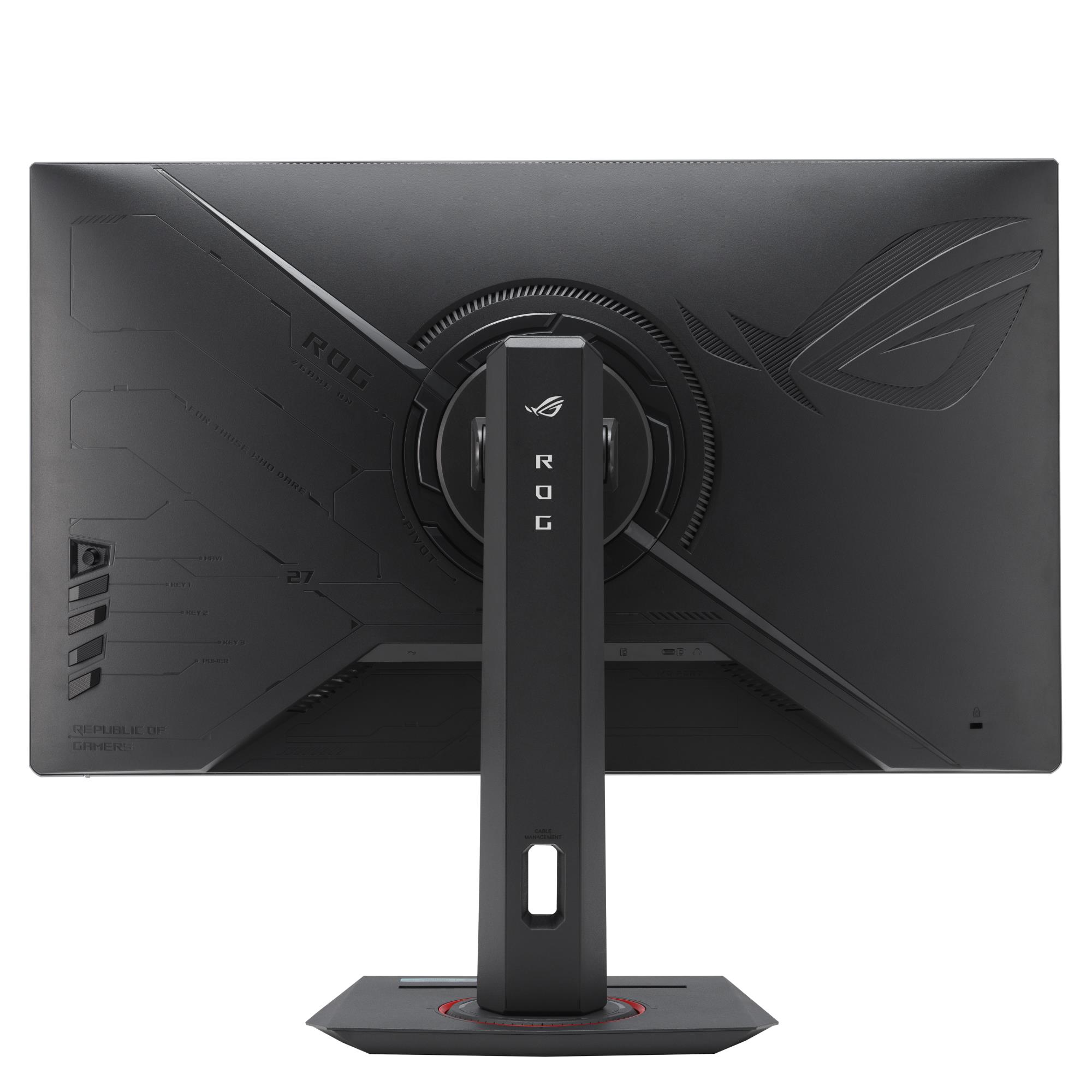 d2c7ddd7-ad20-4452-af31-3d07bcb79d0a Monitorius Asus ROG Strix XG27ACS, šoninis vaizdas su reguliuojamu aukščiu