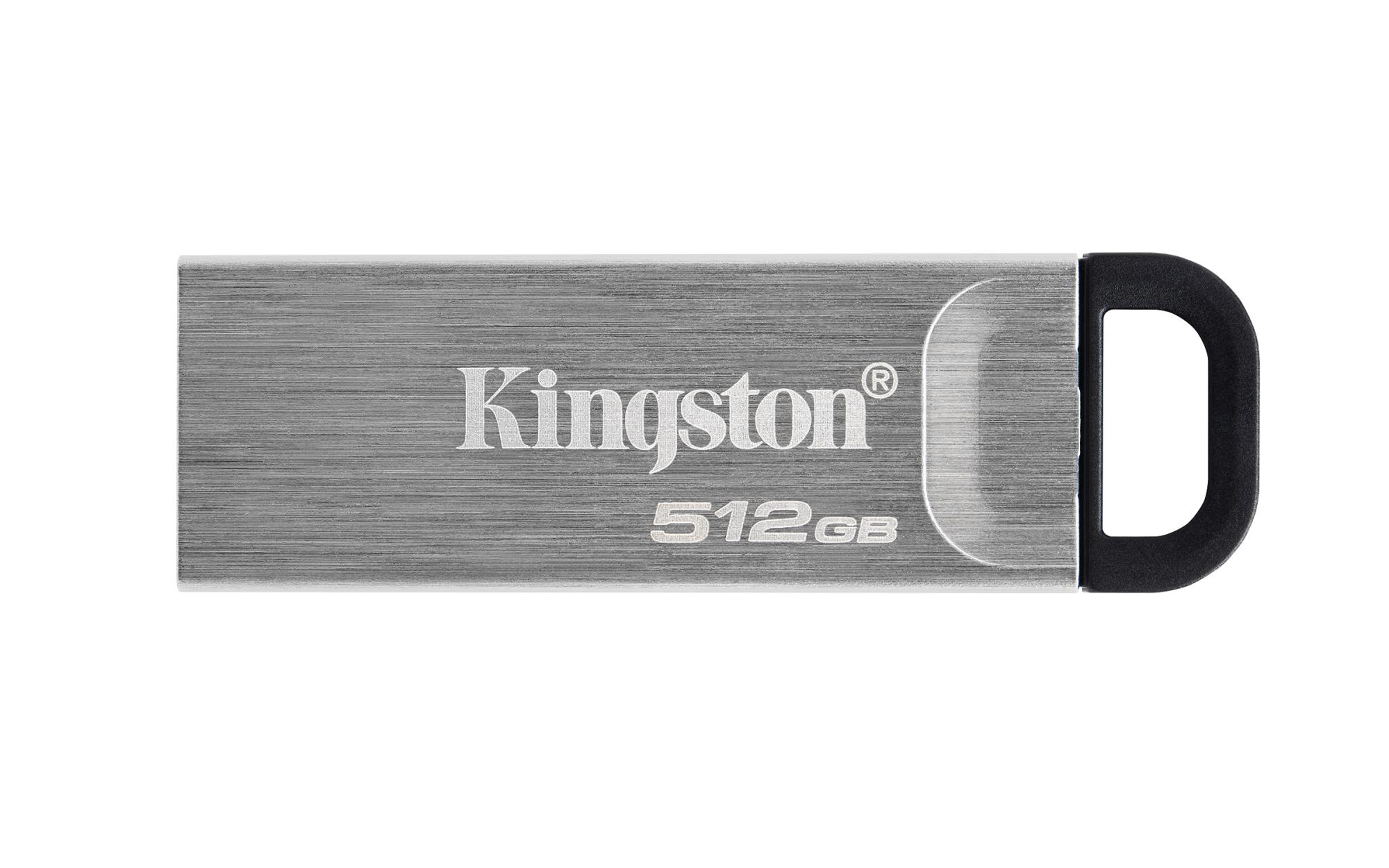 d3fe768b-4cf5-436b-bd70-5efa42734156 Kingston DataTraveler Kyson USB atmintinė 512 GB, Type-A USB 3.2 Gen 1, sidabrinė