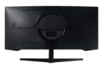 Monitorius Samsung LC34G55TWWPXEN, šoninis vaizdas su posvyrio reguliavimu