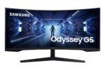 Samsung Curved Monitor LC34G55TWWPXEN, 34 colių, UWQHD, 165 Hz