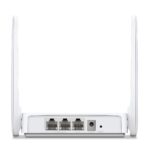 Maršrutizatorius MW302R, matomas iš šono, su dviem RJ-45 Ethernet jungtimis