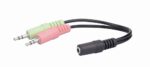 Ausinės Gembird GHS-06 su RGB LED apšvietimu, matomos iš šono