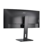 Monitorius AOC CU34P3CV, šoninis vaizdas su plonu rėmeliu