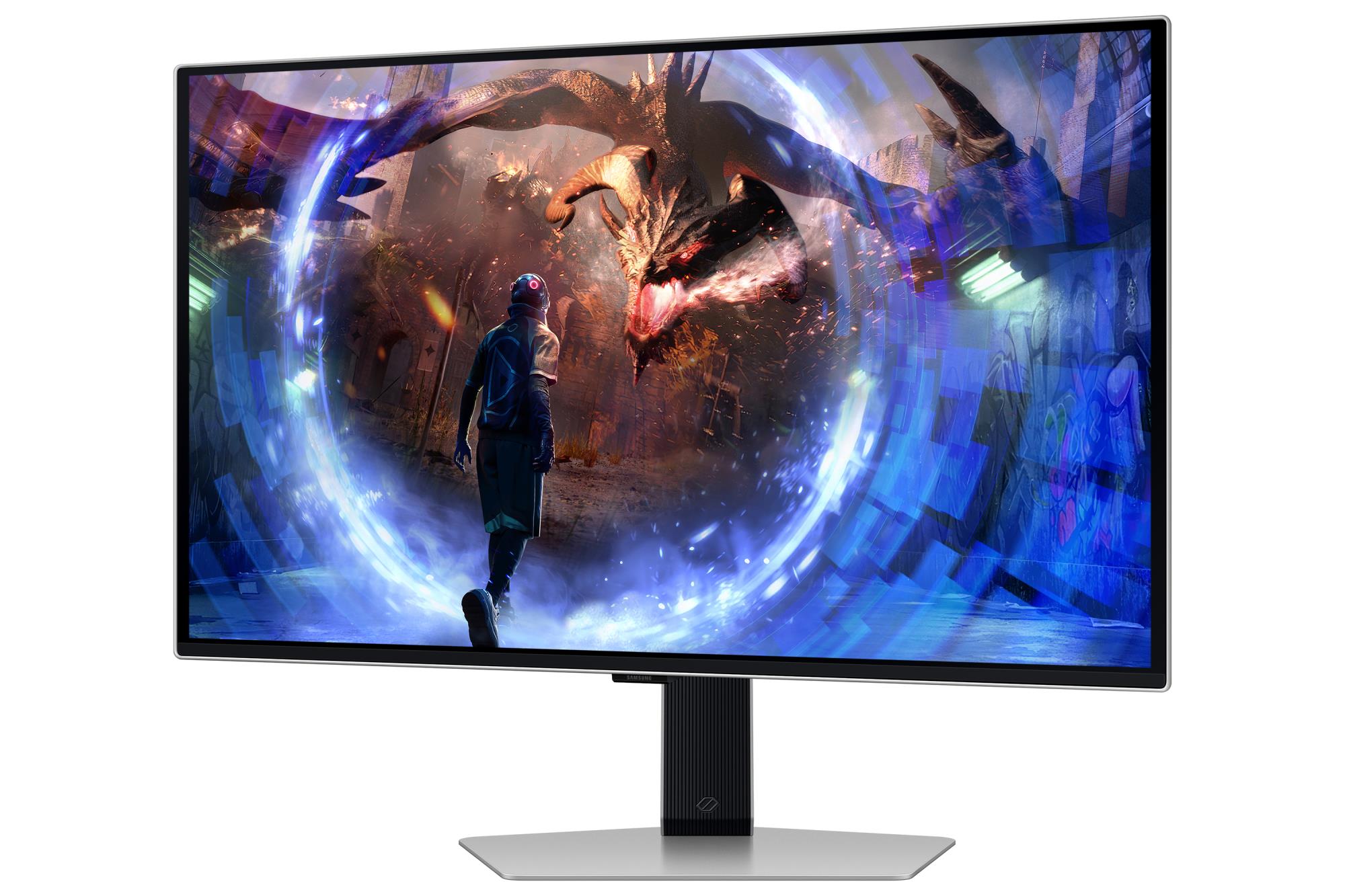 e669c327-10bb-45bd-9064-eabbfeb3c0a2 Monitorius Samsung LS27DG602SUXEN, šoninis vaizdas su HDMI prievadais