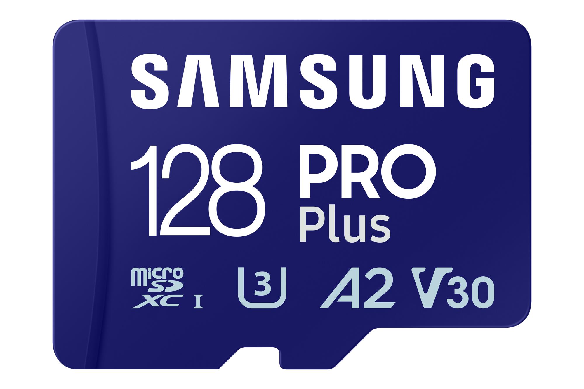 e8efe2eb-e5d8-40ba-b73f-b07913a2806a Samsung PRO Plus 128 GB microSDXC kortelė su SD adapteriu