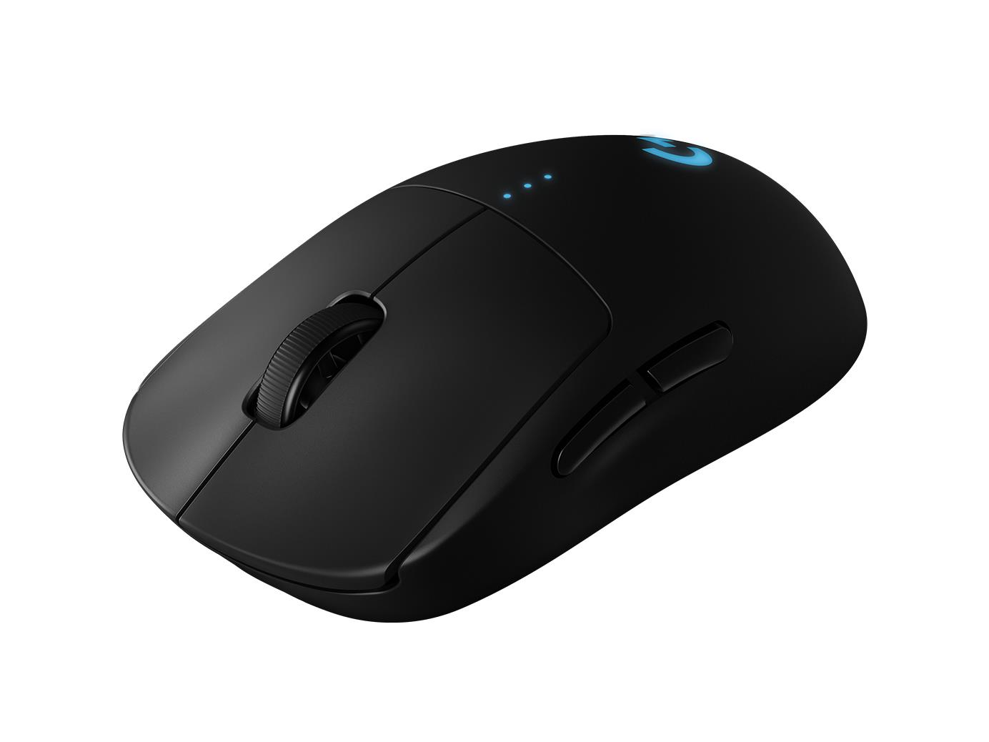 ea556cf7-0728-43c3-9793-4004632815a0 Logitech G PRO belaidė žaidimų pelė, šoninis vaizdas su HERO 25K jutikliu