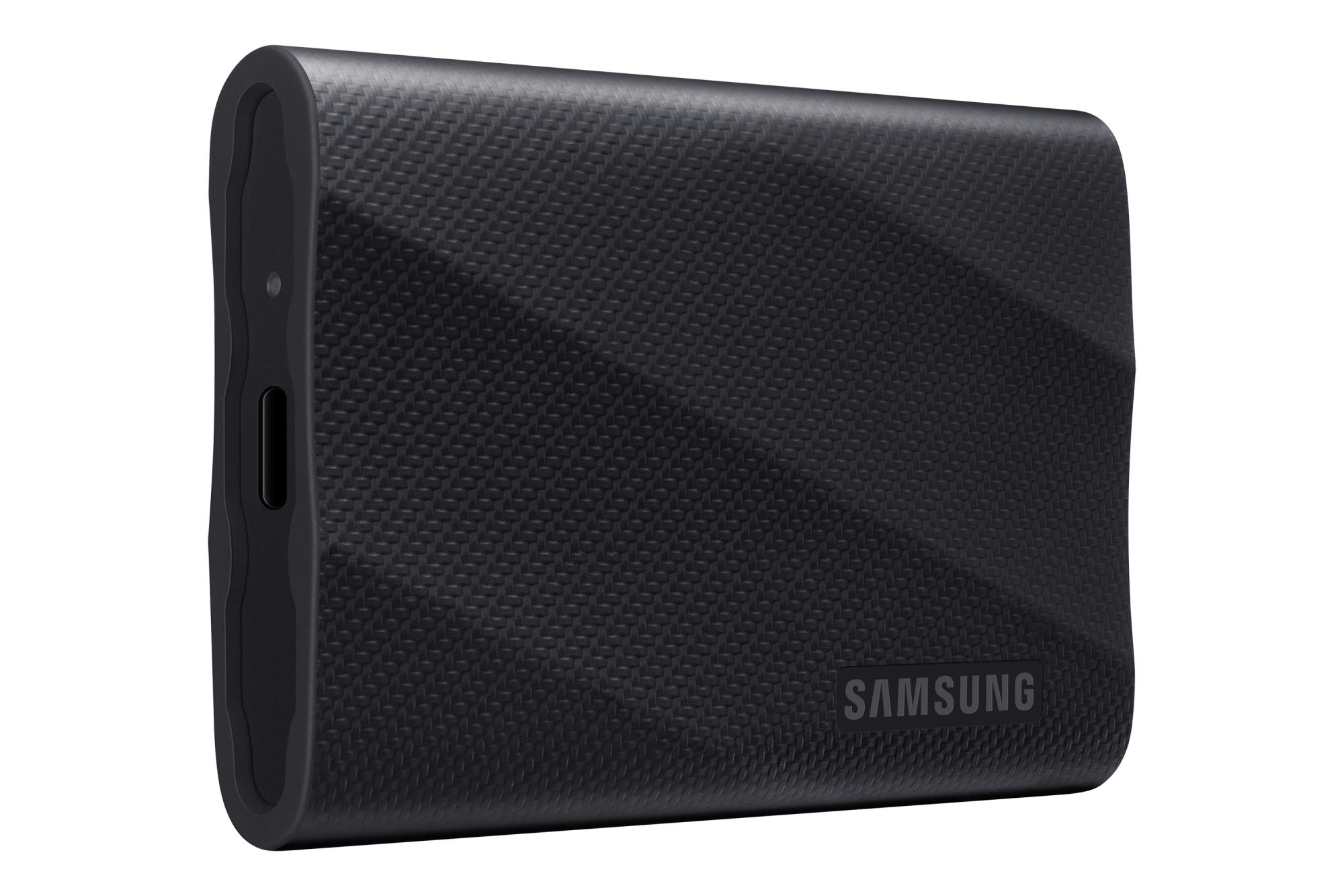 ec27dd8c-26c0-4743-af93-4b8c501b6315 Samsung MU-PG1T0B/EU Portable SSD T9 1TB, šoninis vaizdas su jungtimis