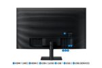Monitorius Samsung LS32DM702UUXDU, šoninis vaizdas su HDMI prievadais