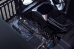 SSD Kingston KC3000 M.2 2280 su PCIe 4.0 NVMe sąsaja, šoninis vaizdas