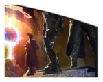 Monitorius Samsung LS34DG850SUXDU, šoninis vaizdas su HDMI prievadais