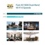 EAP610 WiFi 6 prieigos taškas, matomas iš šono su montavimo detalėmis