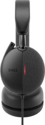 Ausinės Dell WH5024 su USB Type-A jungtimi, matomos iš šono