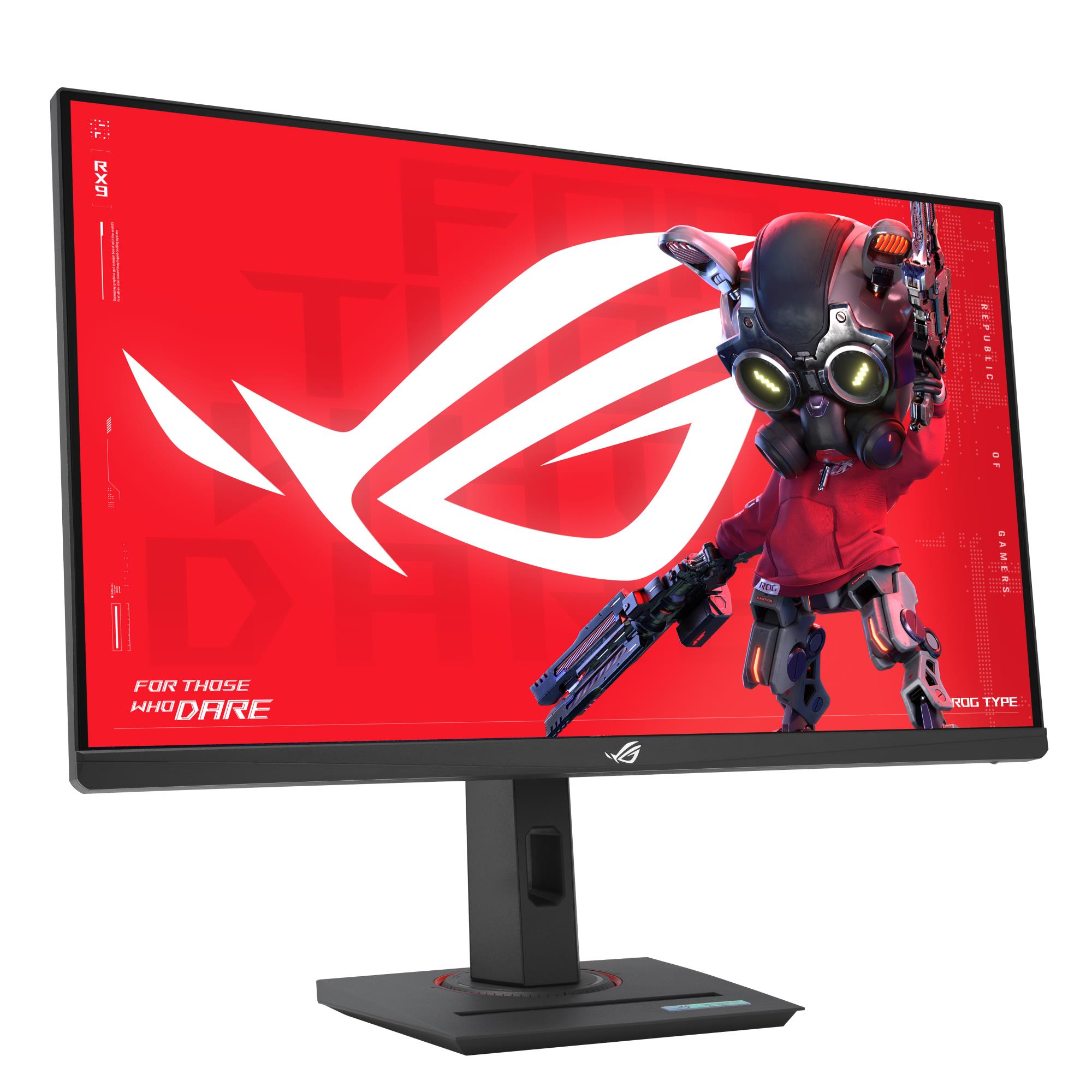 f67fa465-d1b1-4e83-9241-324b461bd67d Monitorius Asus ROG Strix XG27ACS, šoninis vaizdas su reguliuojamu aukščiu