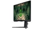 Monitorius Samsung LS25BG400EUXEN, šoninis vaizdas su HDMI prievadų išdėstymu