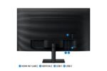 Monitorius Samsung LS27DM500EUXDU M5 M50D, šoninis vaizdas su HDMI prievadais