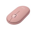 Logitech Pebble 2 M350S pelė, šoninis vaizdas su Bluetooth jungtimi