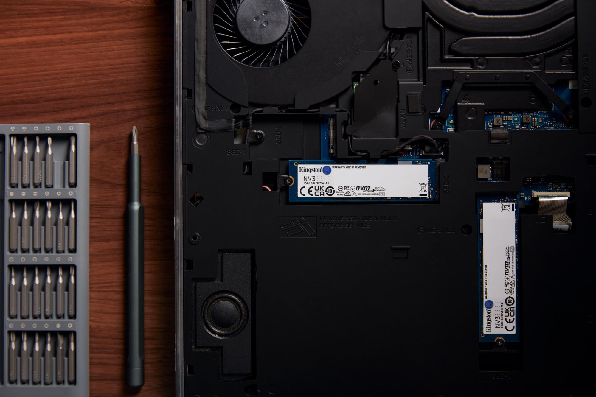 e4d497b6-cc1f-4a78-9431-fa85a277369c SSD Kingston NV3, M.2 2280, 4000 GB, su PCIe 4.0 x4 NVMe sąsaja