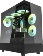 Darkflash DPX90 korpusas juodas su trimis ventiliatoriais