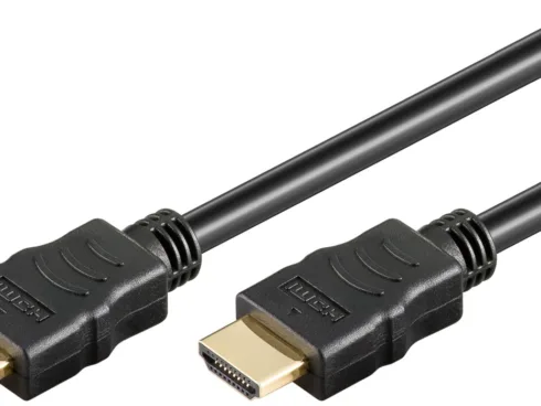 Goobay 60627 High Speed HDMI Cable with Ethernet, 4K/60Hz, Black | HDMI | 15 m