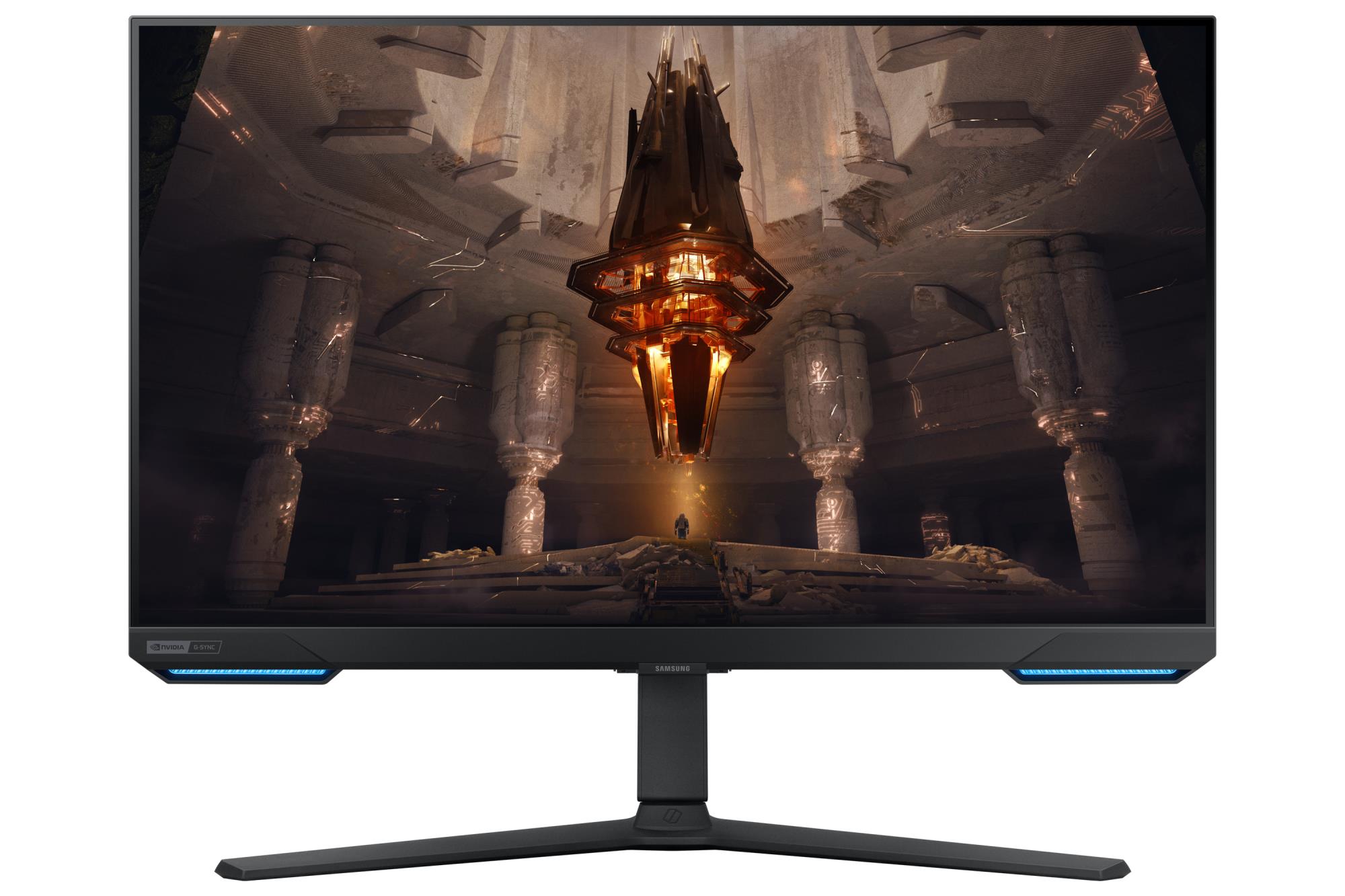 1a5ff35c-ed9c-42f7-af27-325be79cfb92 Monitorius Samsung LS32BG700EUXEN, šoninis vaizdas su reguliuojamu stovu