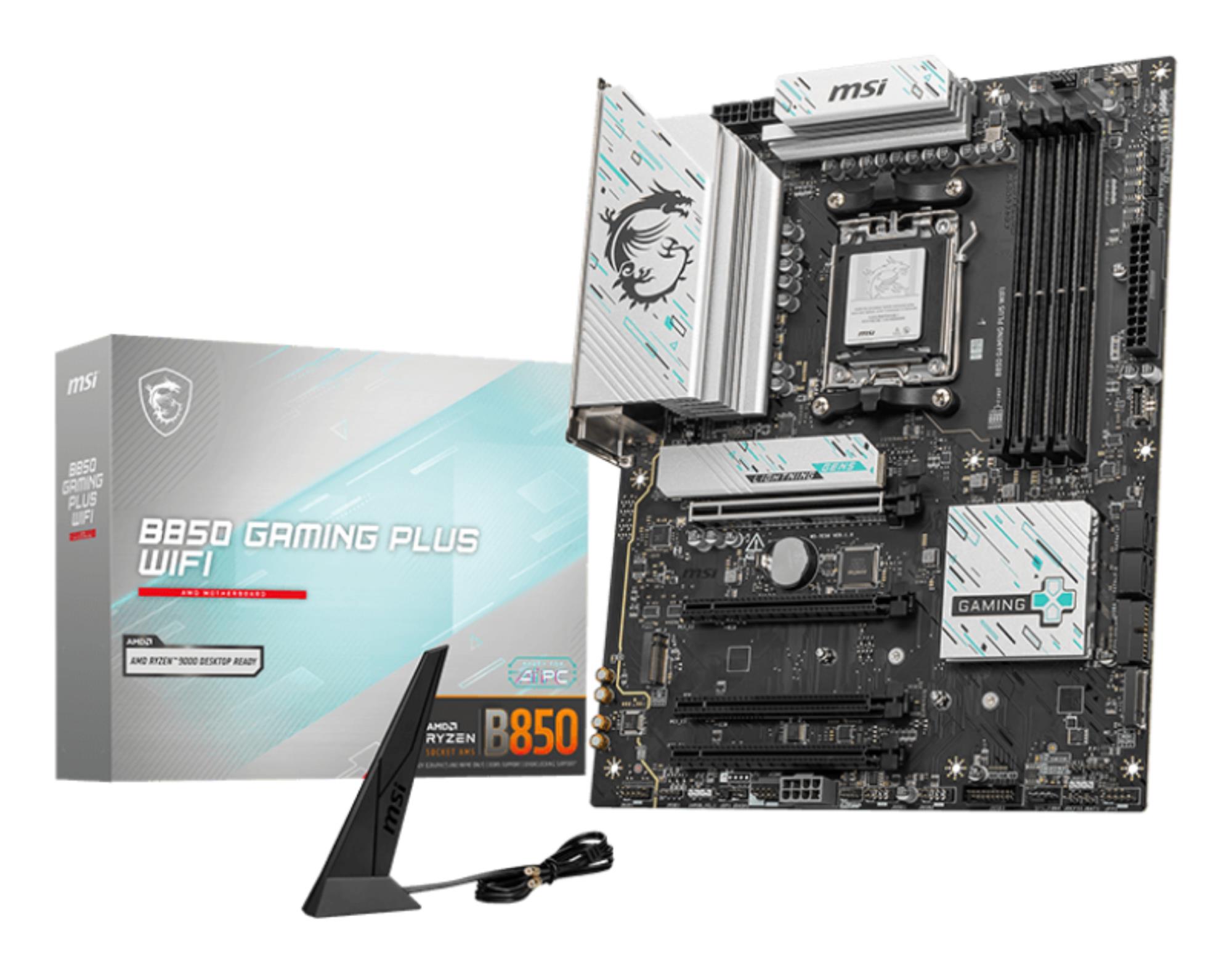 1dafcb94-3c24-4031-82a9-fc7dd63347ce MSI B850 GAMING PLUS WIFI su AM5 procesoriaus lizdu ir DDR5 atmintimi