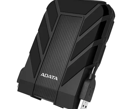 HD710P | 1000 GB | 2.5 " | USB 3.1 (backward compatible with USB 2.0) | Black | 1.HD710 Pro dust and water proof ratings apply only when the USB port cover is firmly closed. 2.Compatibility with specific host devices may vary and could be affected by system environment. 3.Connecting via USB 2.0 requires plugging in to two USB ports for sufficient power delivery. A USB Y-cable will be needed.