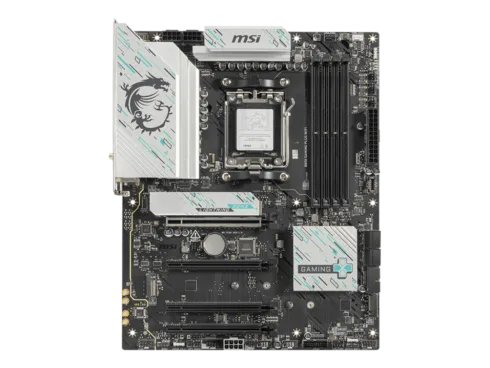 MSI B850 GAMING PLUS WIFI | Processor family AMD | Processor socket AM5 | DDR5 | Supported hard disk drive interfaces SATA, M.2 | Number of SATA connectors 4