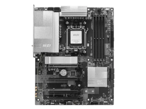 MSI PRO B850-P WIFI | Processor family AMD | Processor socket AM5 | DDR5 | Supported hard disk drive interfaces SATA, M.2 | Number of SATA connectors 4