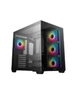 Deepcool CG530 4F juodas mid tower korpusas, ATX PS2 formato