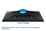 Monitorius Samsung LS32BG700EUXEN, šoninis vaizdas su reguliuojamu aukščiu