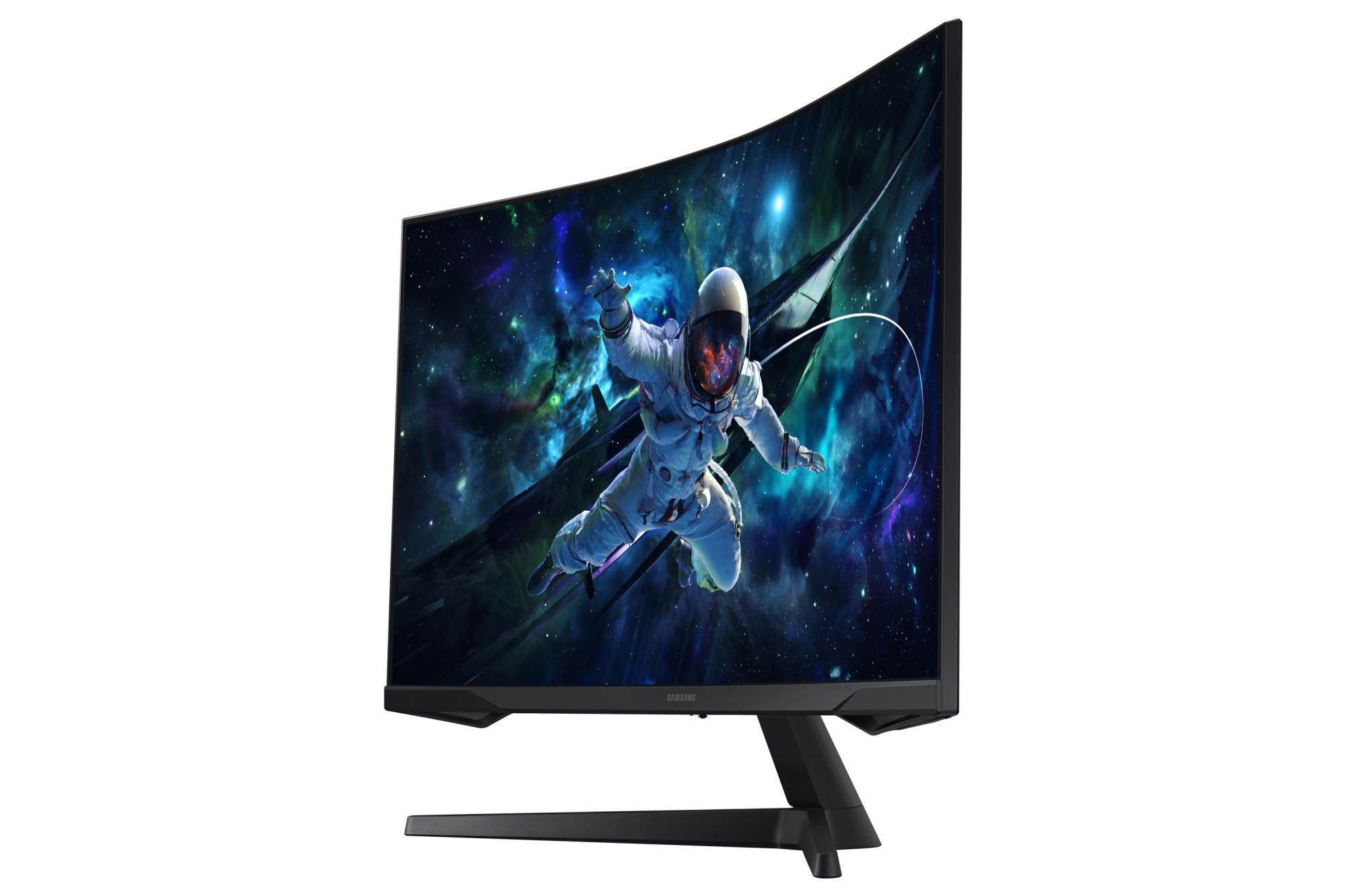 596a887d-7811-4702-876d-4855c950985c Monitorius Samsung LS32CG552EUXEN, šoninis vaizdas su 32 colių ekranu