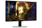 Monitorius Samsung LS27DG610SUXEN, šoninis vaizdas su VESA tvirtinimu