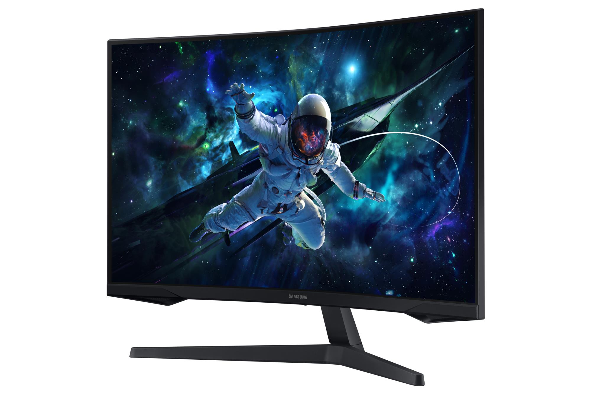 8b1435d6-5ac9-44a8-b800-da86c6fc2624 Monitorius Samsung LS32CG552EUXEN, šoninis vaizdas su ekrano nustatymais