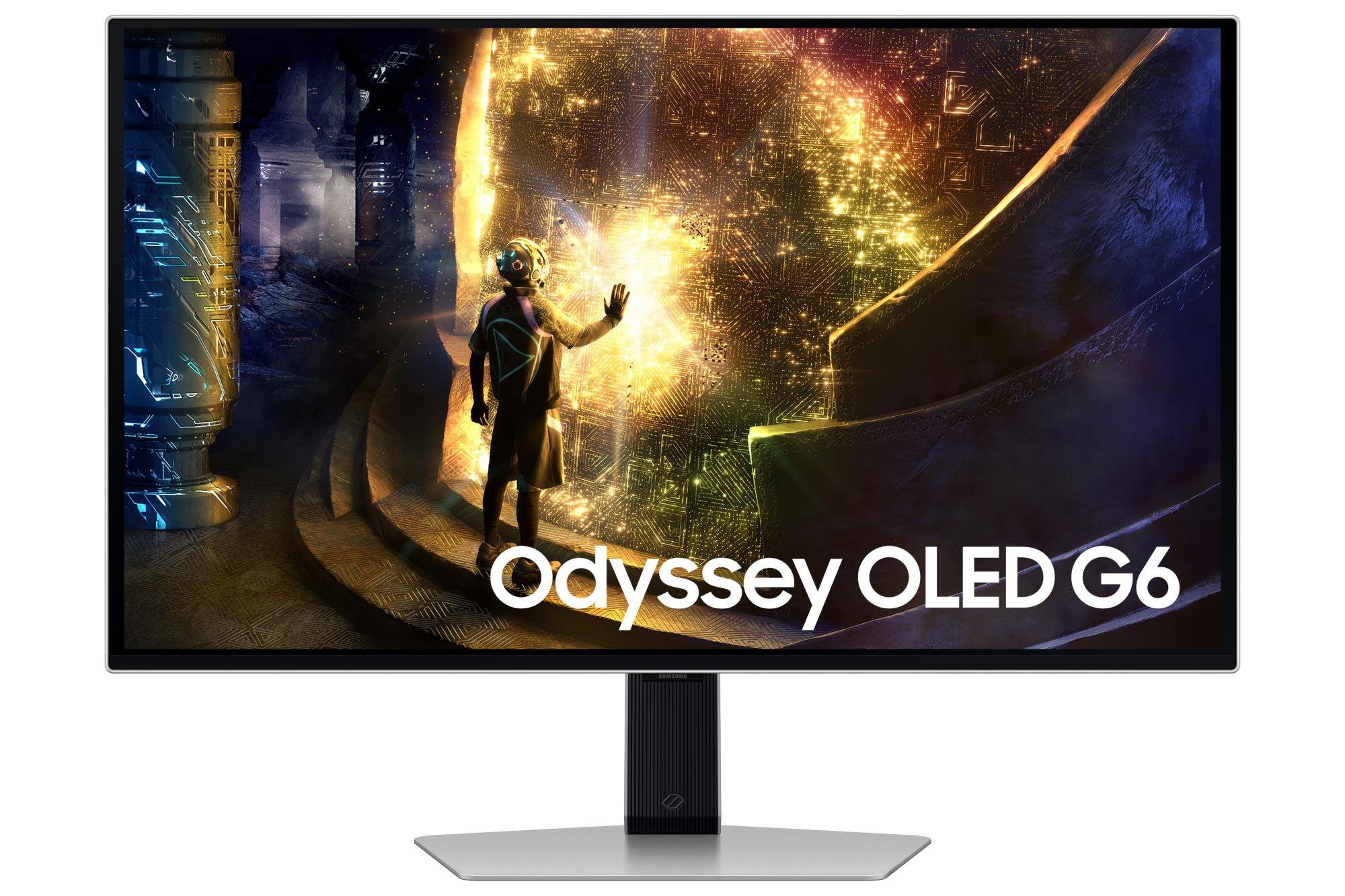 99a0e114-5265-43b3-8a2c-d47784db6587 Monitorius Samsung LS27DG610SUXEN, šoninis vaizdas su HDMI ir DisplayPort prievadais
