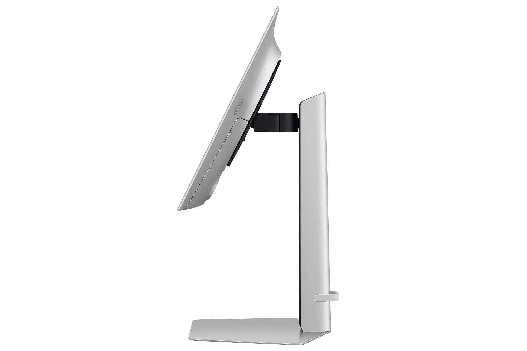 b0bfb64d-faf9-462f-87d7-155a30d8691b Monitorius Samsung LS27DG610SUXEN, šoninis vaizdas su HDMI ir DisplayPort prievadais