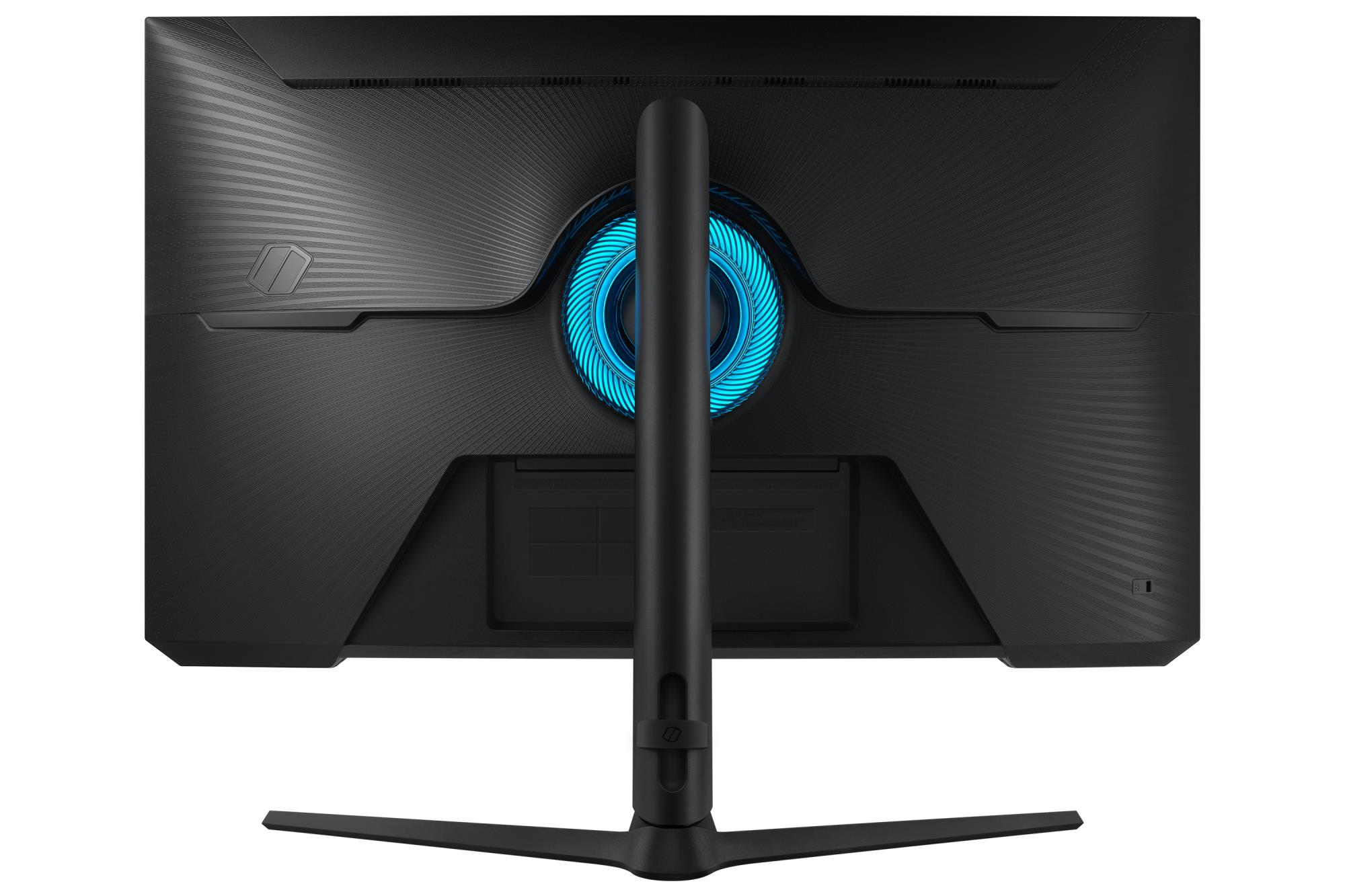 b9459d43-482b-45e1-8b9a-921b3f96008b Monitorius Samsung LS32BG700EUXEN, vaizdas iš šono su reguliuojamu stovu