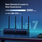 Routerio MERCUSYS MR27BE su matomais Ethernet LAN prievadais