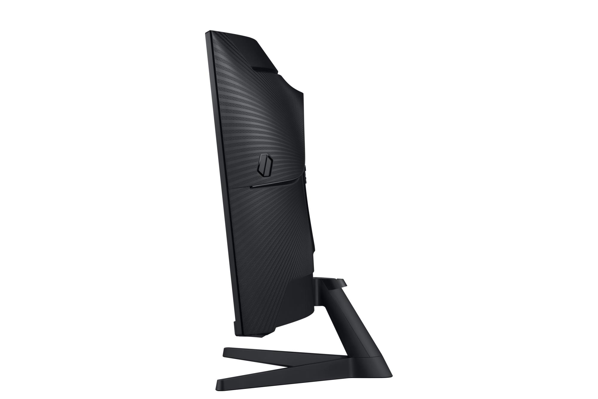 c9cbefec-a88a-49d3-8791-77fe714a9038 Monitorius Samsung LS32CG552EUXEN, šoninis vaizdas su ekrano nustatymais