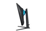 Monitorius Samsung LS32BG700EUXEN, matomas iš šono, rodo HDMI prievadus